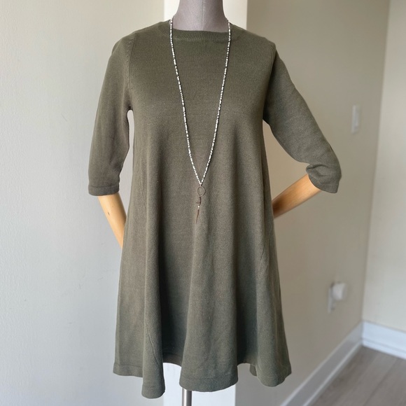 Moiety Green Knit Dress - Small - Picture 2 of 9